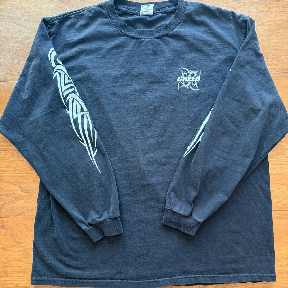 Black Heavyweight “Creed” Long Sleeve